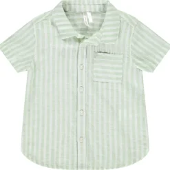 Chemise manches courtes rayée pour bébé garçon