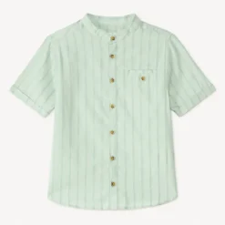 Chemise manches courtes rayée pour garçon