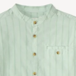 Chemise manches courtes rayée pour garçon