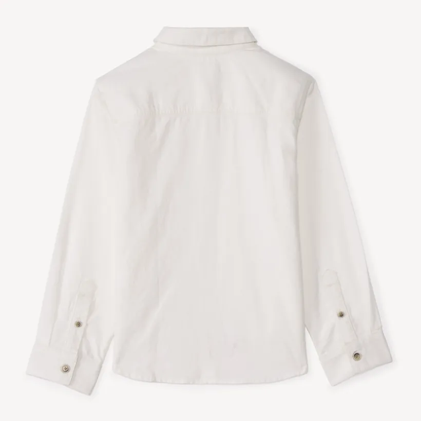 Chemise manches longues avec nœud papillon pour garçon