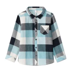 Chemise manches longues à carreaux pour bébé garçon