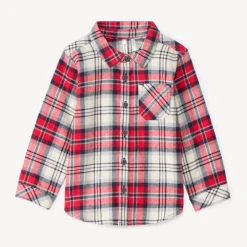 Chemise manches longues à carreaux pour bébé garçon