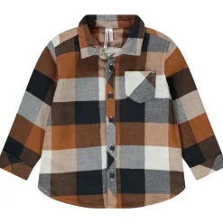 Chemise manches longues à carreaux pour bébé garçon