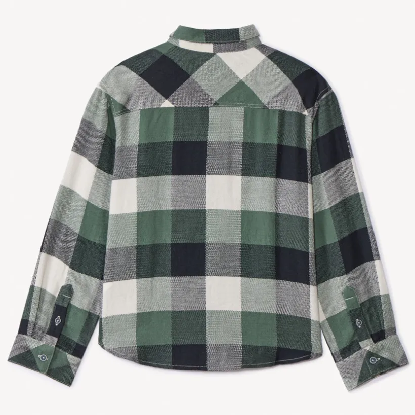 Chemise manches longues à carreaux pour garçon