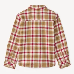 Chemise manches longues à carreaux pour garçon