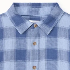 Chemise manches longues à carreaux pour garçon