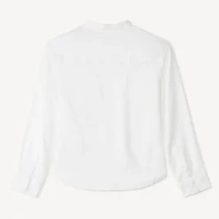 Chemise manches longues à col mao pour garçon