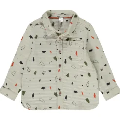Chemise manches longues imprimé forêt pour bébé garçon