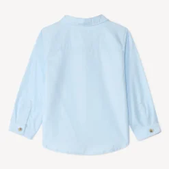 Chemise manches longues unie pour bébé garçon
