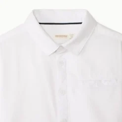 Chemise manches longues uni et cravate pour garçon