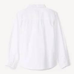 Chemise manches longues uni à poche pour garçon