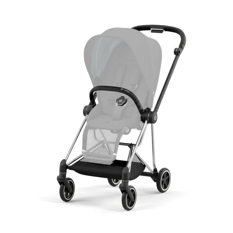 Châssis pour poussette Mios - Chrome Noir