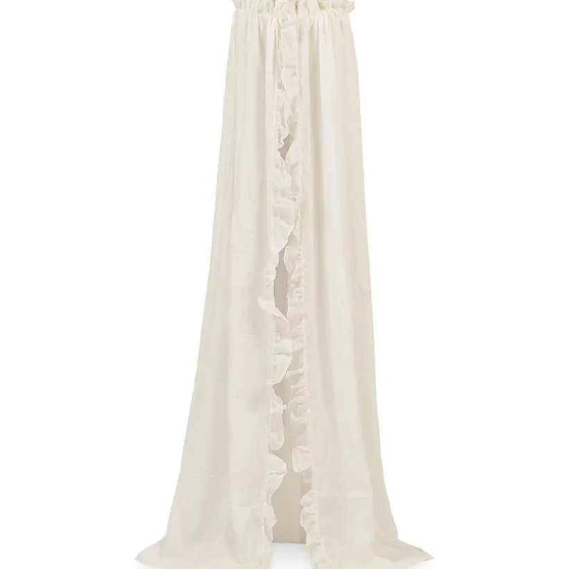 Ciel de lit Vintage avec volants 155cm Ruffle Ivory