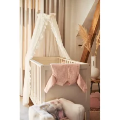 Ciel de lit Vintage avec volants 155cm Ruffle Ivory