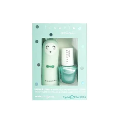 Coffret baume à lèvres avec vernis à l'eau parfum pomme 5 ml