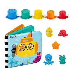 Coffret de 11 jouets de bain multicolores Océan