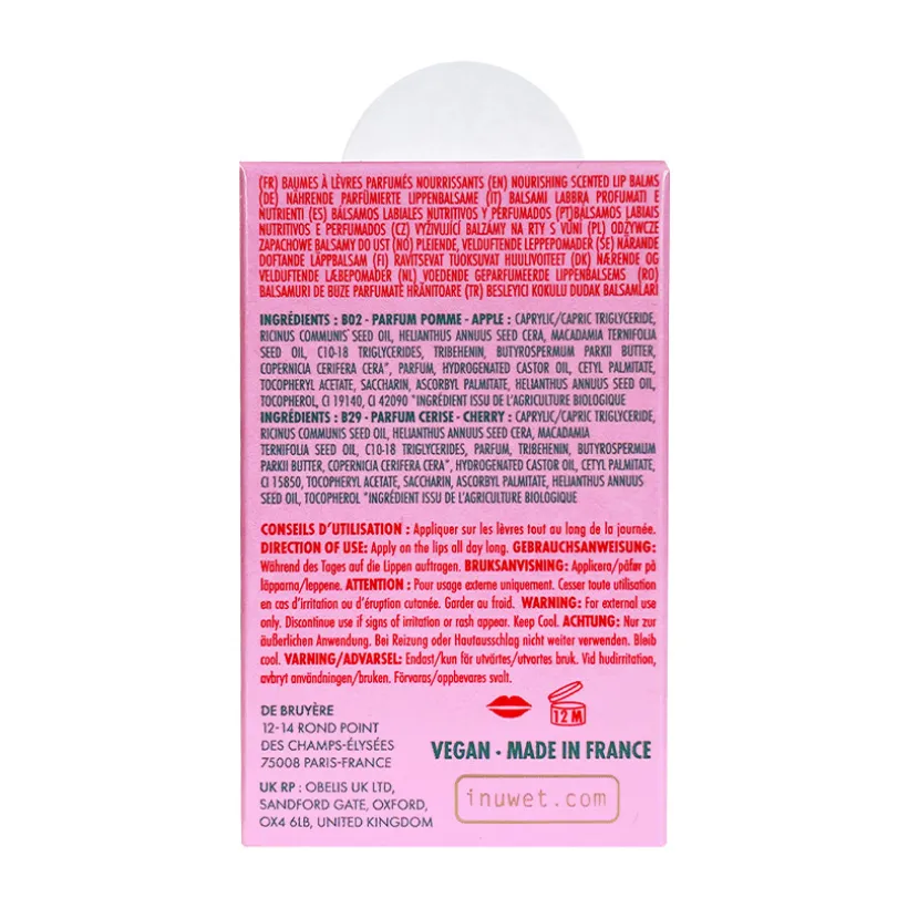 Coffret duo Noël baumes à lèvres parfumés Star Sequins pomme/cerise