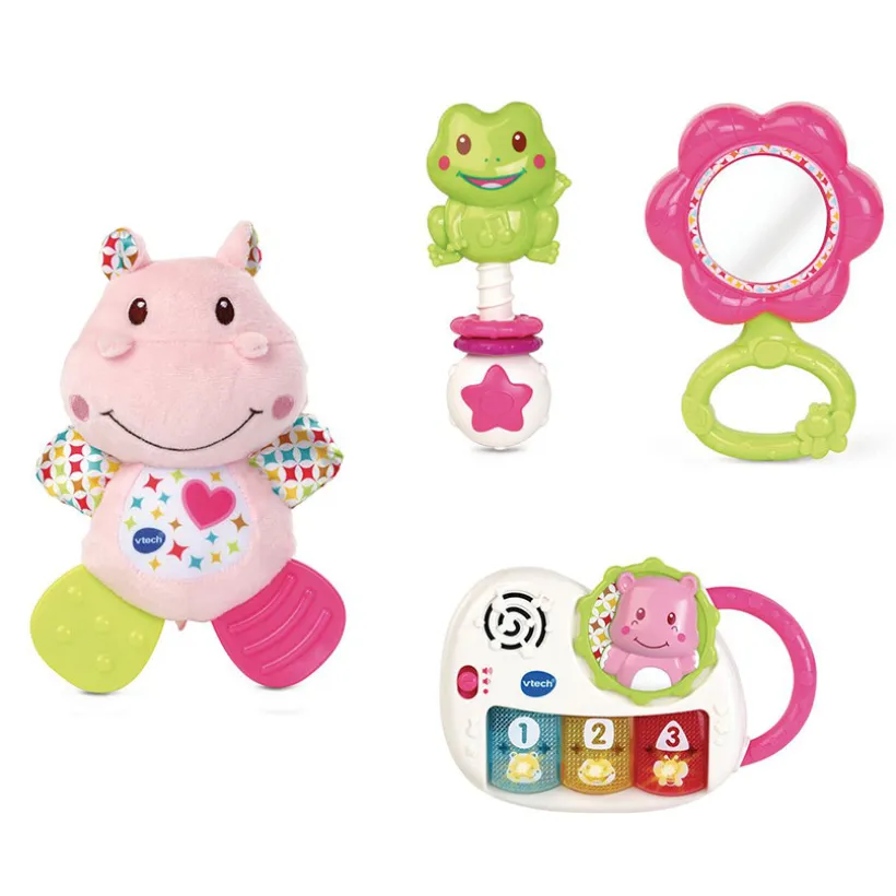 Coffret naissance - Eveil des sens - Rose