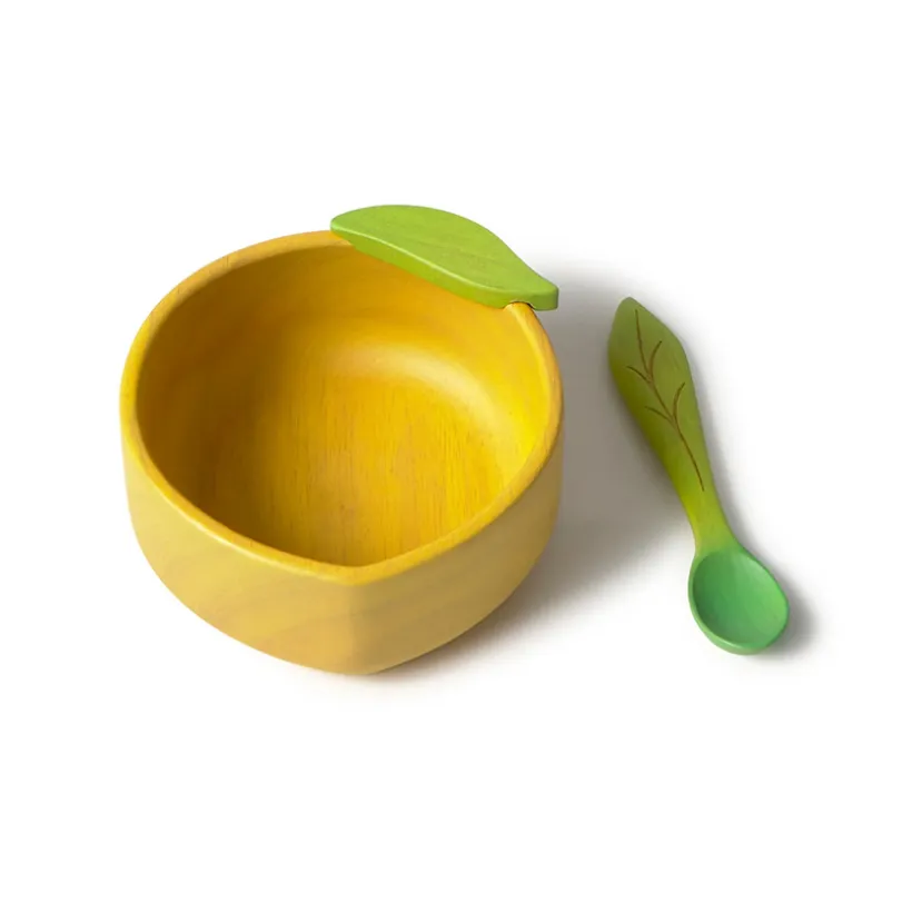 Coffret repas Bol + Cuillère Lou le Citron