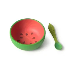 Coffret repas Bol + Cuillère Wally la Pastèque