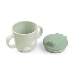 Coffret repas 3 pièces Foodie Happy Clouds vert
