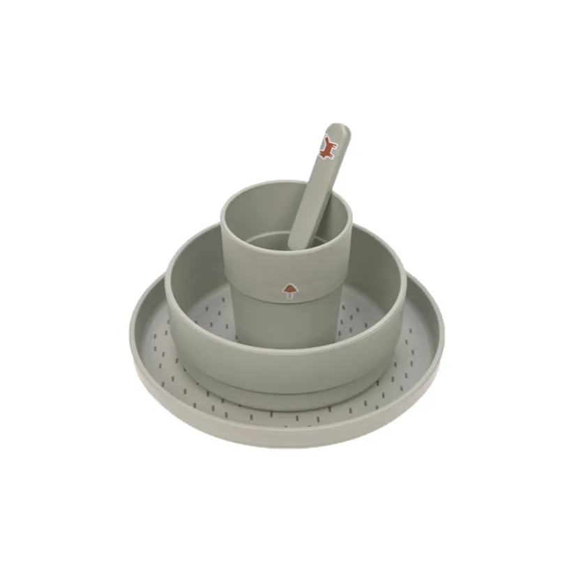 Coffret repas 4 pièces Little Forest renard
