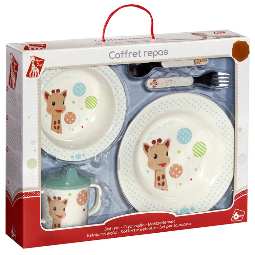 Coffret repas 5 pièces Sophie la girafe - Ballons