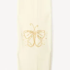 Collant fin imprimé papillons pailletés pour fille