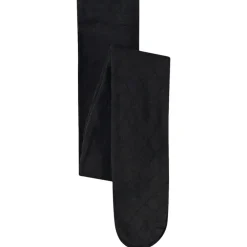 Collants unis en tricot pointelle pour fille