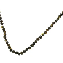 Collier d'ambre pour adulte à vis gray