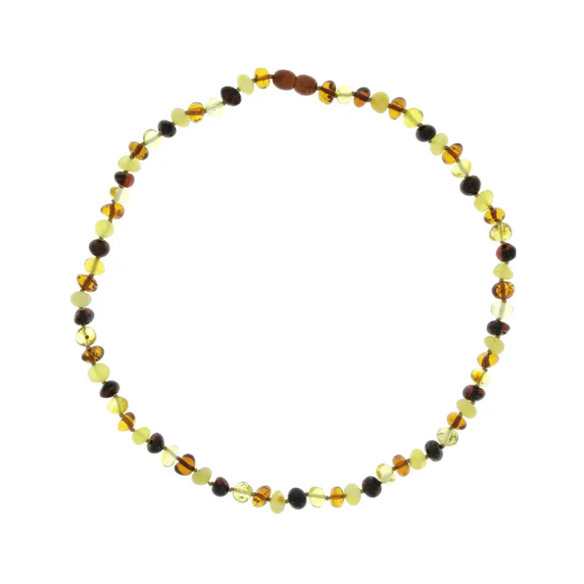 Collier d'ambre pour adulte à vis mix