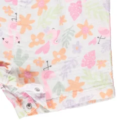 Combinaison courte avec volants et imprimé fantaisie pour bébé fille