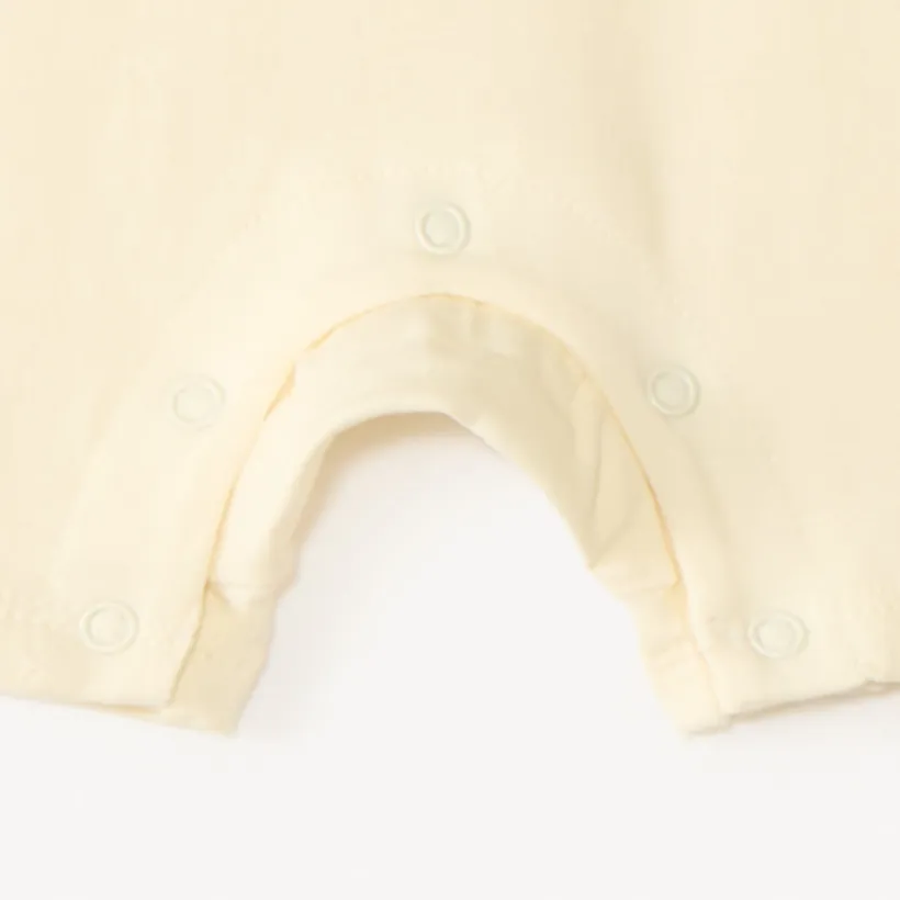 Combinaison courte unie print croco et tigre pour bébé garçon