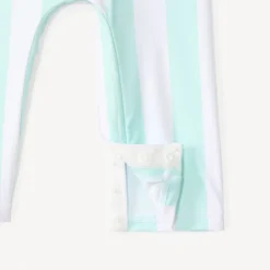 Combinaison de bain anti-UV à rayures pour bébé garçon