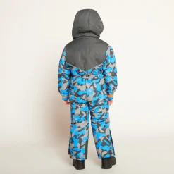 Combinaison de ski imprimé camouflage pour garçon