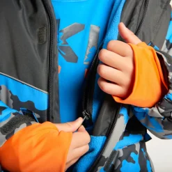 Combinaison de ski imprimé camouflage pour garçon