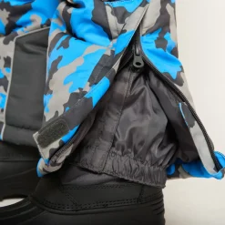 Combinaison de ski imprimé camouflage pour garçon