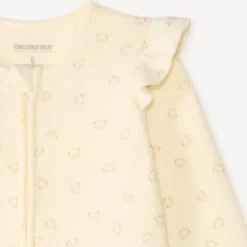 Combinaison en maille fantaisie imprimé ourson pour bébé fille
