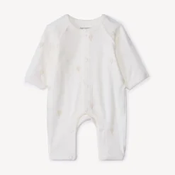 Combinaison en velours imprimé montgolfières pour bébé prématuré