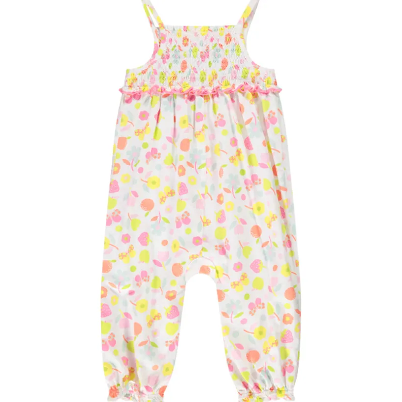 Combinaison longue imprimé fruits pour bébé fille
