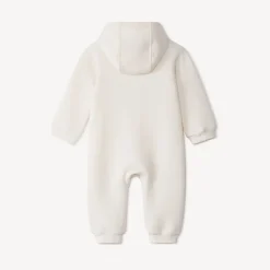 Combinaison longue ourson quiltée à capuche pour bébé