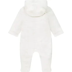Combi-pilote en sherpa rose pour bébé fille