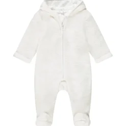 Combi-pilote en sherpa rose pour bébé fille