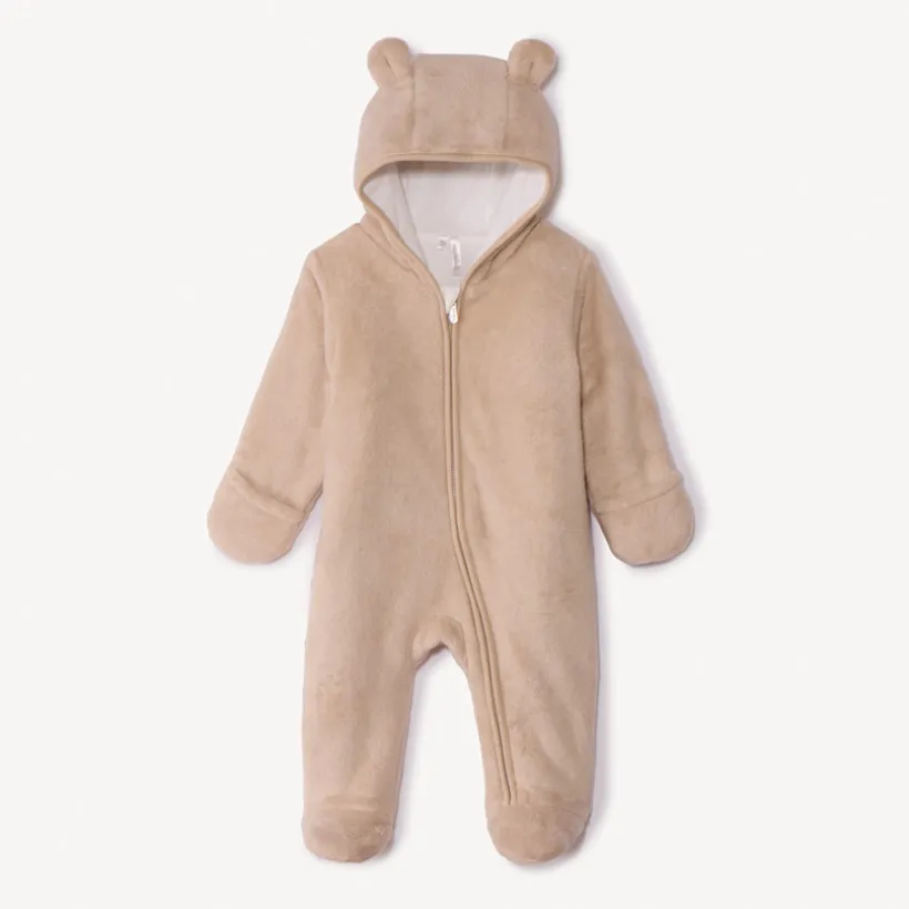Combi-pilote en sherpa uni ourson pour bébé garçon