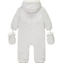 Combi-pilote molleton pour bébé fille avec finitions différentes selon l'âge