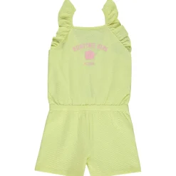 Combishort effet cloqué à dos ajouré pour fille