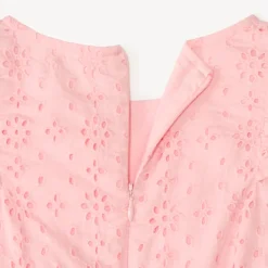 Combishort en broderie anglaise avec volants pour fille