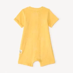 Combishort en éponge palmier en relief pour bébé garçon