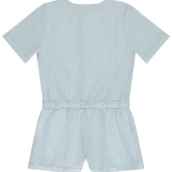 Combishort en seersucker rayé pour fille