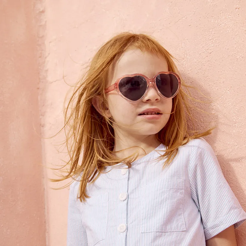 Combishort en seersucker rayé pour fille
